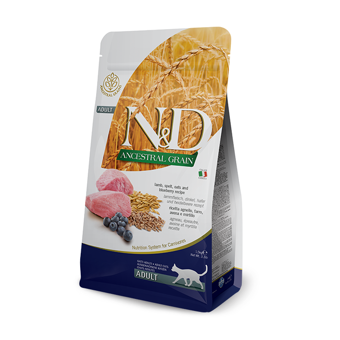 FARMINA N&D Cat AG Lamb & Blueberry Adult