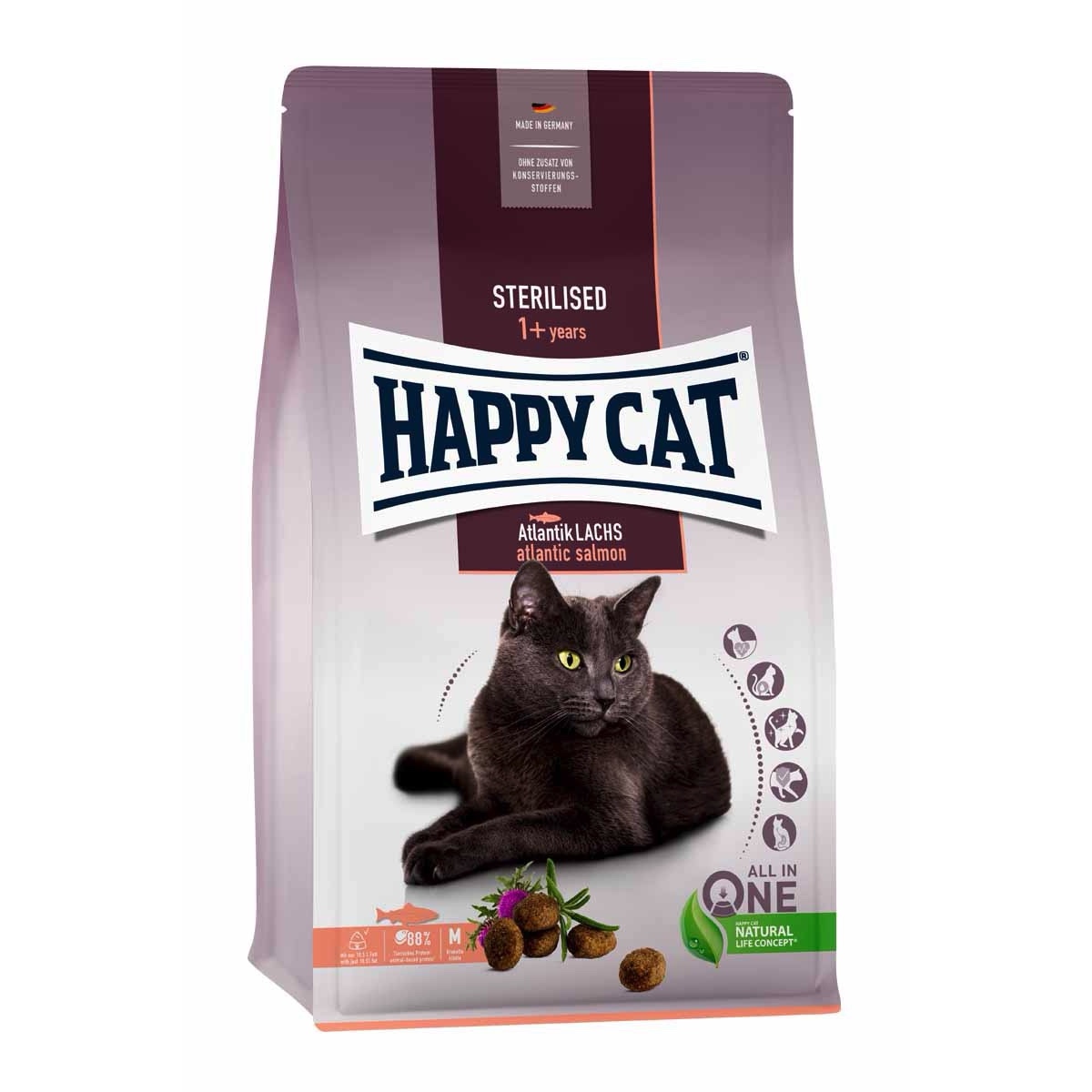 Happy Cat Sterilised Atlantik-Lachs