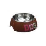 Миска металлическая Tape Dog brown