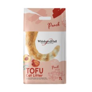 Наполнитель комкующийся W2T Tofu (персик)