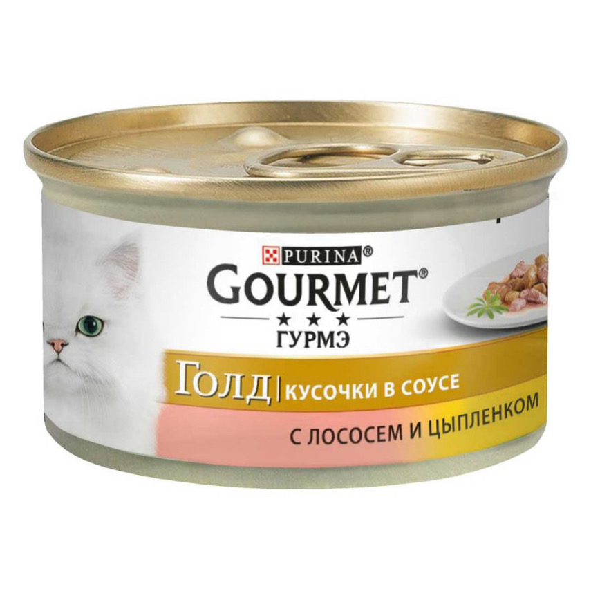 Паштет Gourmet Gold с лососем и цыплёнком